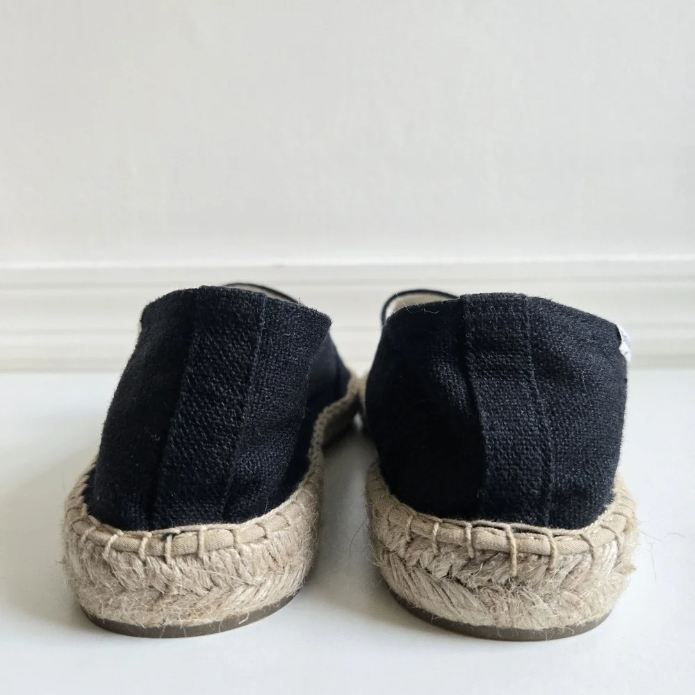 New Soludos Womens Original Dali Noche Black Espadrilles Size 8 US/38.5 EU